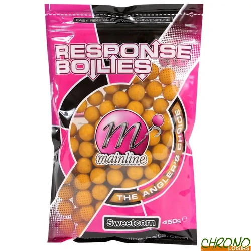 Bouillettes Mainline Response Sweetcorn 15mm 450g 1 Bouillettes Mainline Response Sweetcorn 15mm 450g