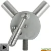 Bloc De Tête D'Epuisette JSV Innovations Master Lock Gris