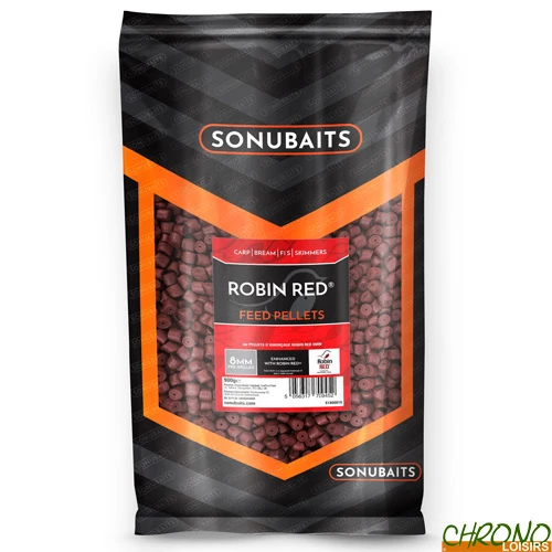 Pellets Sonubaits Robin Red Feed Pré Percés 8mm 900g 1 Pellets Sonubaits Robin Red Feed Pré Percés 8mm 900g
