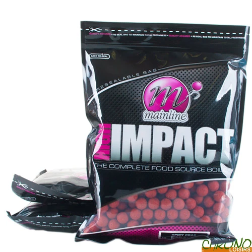 Bouillettes Mainline High Impact Spicy Crab 15mm 1kg (x3) 1 Bouillettes Mainline High Impact Spicy Crab 15mm 1kg (x3)