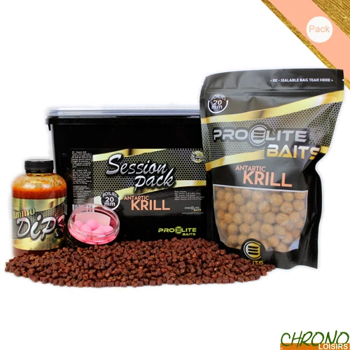 Pack Session Pro Elite Baits Gold Antartic Krill 1 Pack Session Pro Elite Baits Gold Antartic Krill