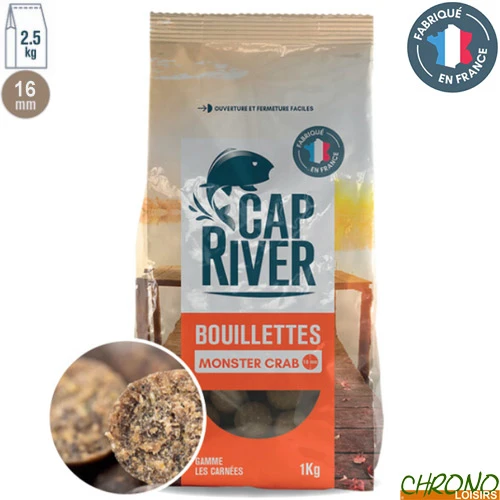 Bouillettes Cap River Monster Crab 16mm 2.5kg 1 Bouillettes Cap River Monster Crab 16mm 2.5kg