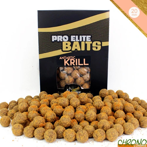 Bouillettes Pro Elite Baits Gold Antartic Krill 20mm 1kg 1 Bouillettes Pro Elite Baits Gold Antartic Krill 20mm 1kg