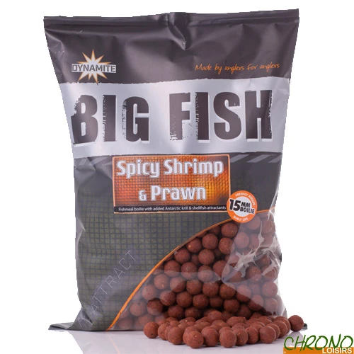 Bouillettes Dynamite Baits Spicy Shrimp & Prawn 15mm 1.8kg 1 Bouillettes Dynamite Baits Spicy Shrimp & Prawn 15mm 1.8kg