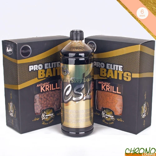 Pack Appâts Pro Elite Baits Gold Amorcage Antartic Krill 1 Pack Appâts Pro Elite Baits Gold Amorcage Antartic Krill